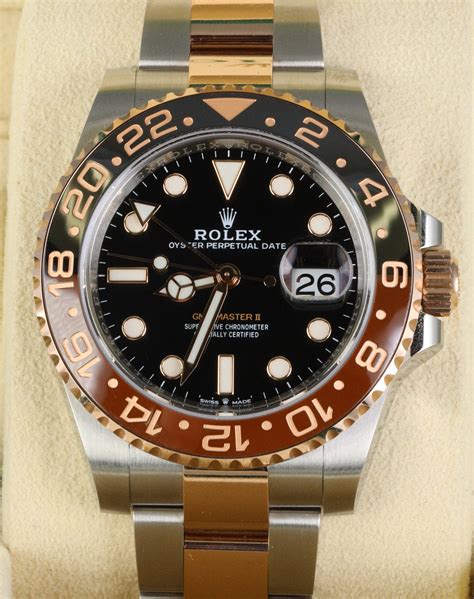 rolex root beer rose gold price|Rolex gmt 2 rose gold.